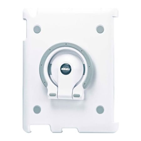 Aidata ISP302WG Multifunction Stand For IPad 2, 3 & 4, White Shell With White And Gray Ring